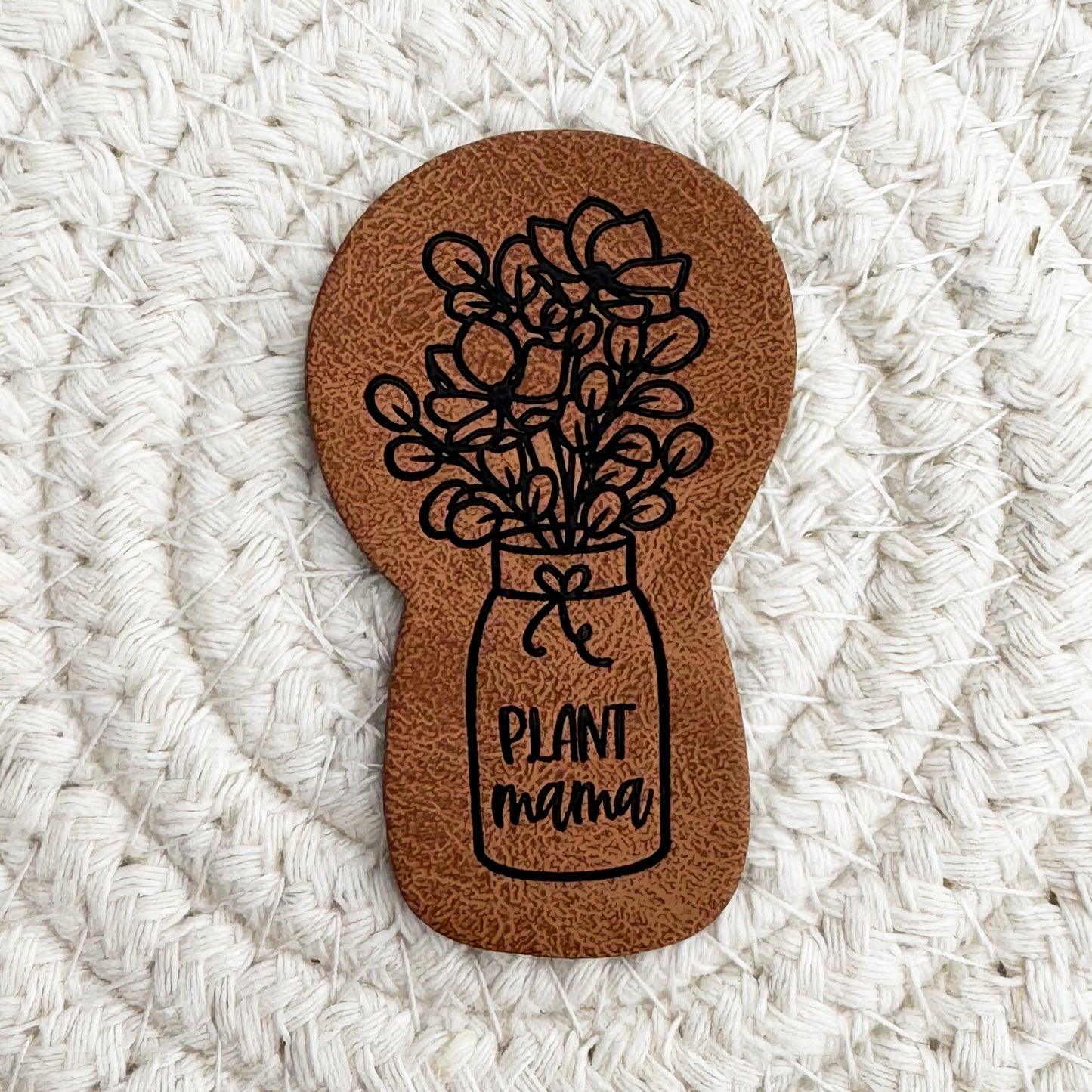 Plant Mama Faux Leather Patch image 0