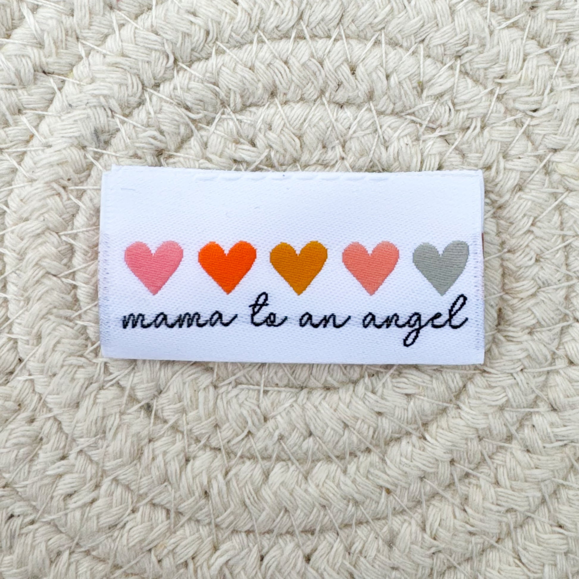 Mama to an Angel Woven Label image 0