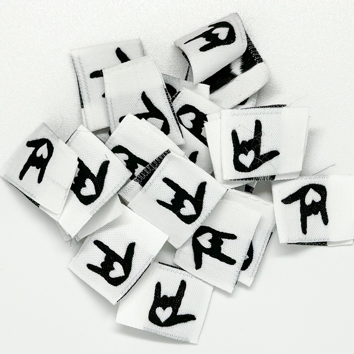 ASL Love Woven Label image 2