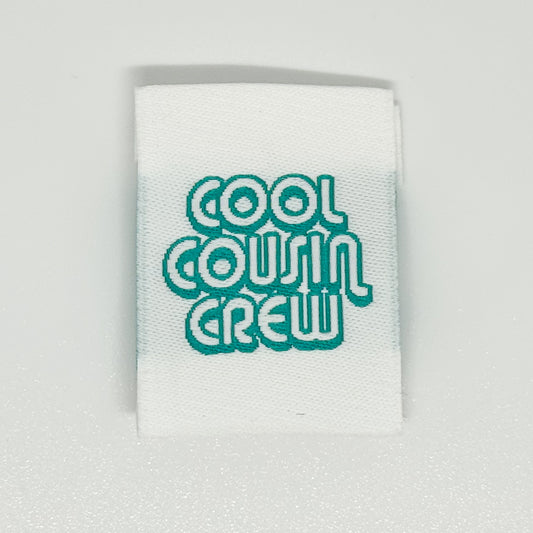 Cool Cousin Crew Woven Label image 0