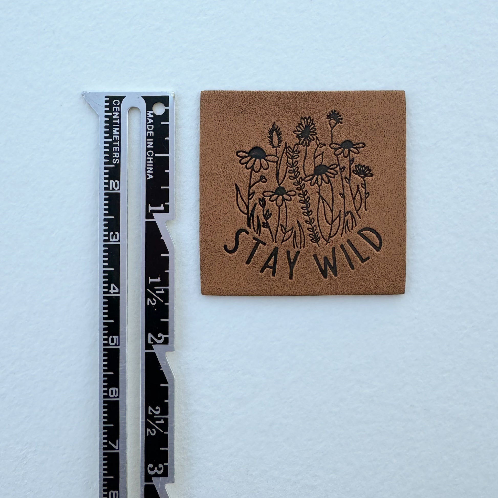 Stay Wild Faux Leather Patch image 2