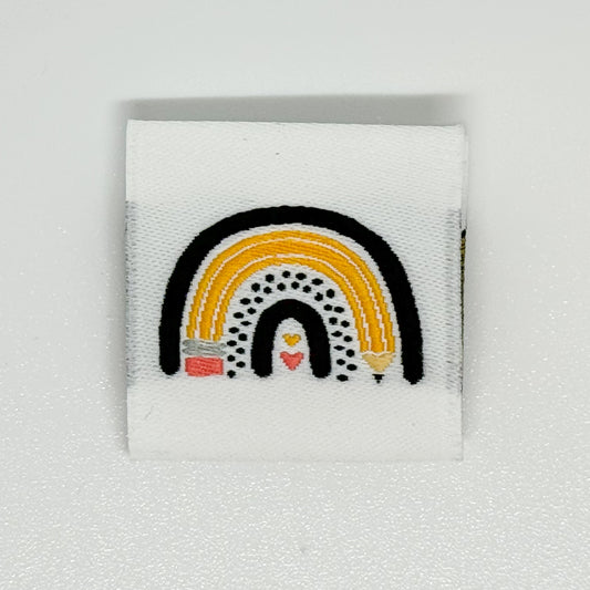 Pencil Rainbow Woven Label image 0