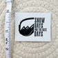 Snow Days White Faux Leather Patch image 1