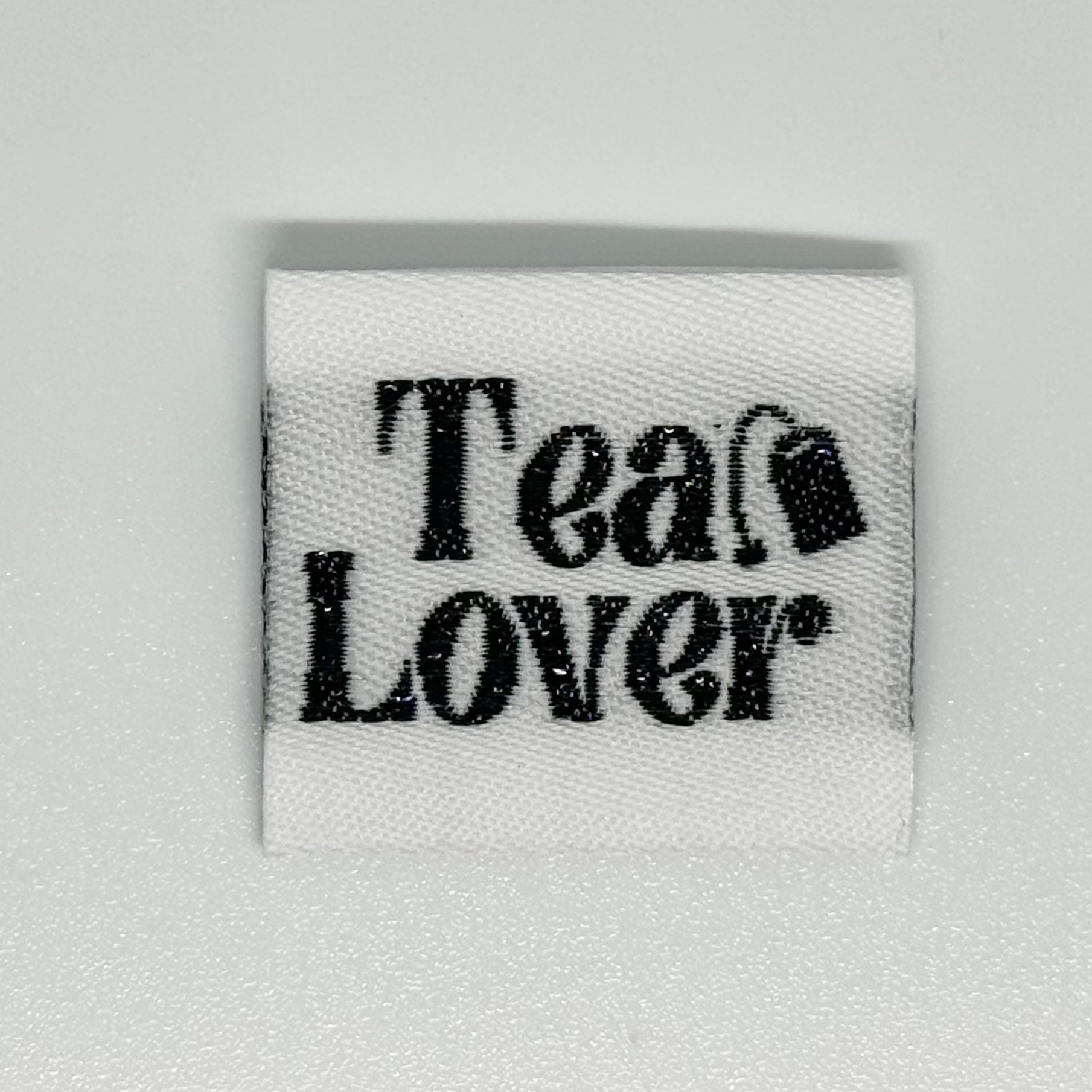 Tea Lover Woven Label image 0