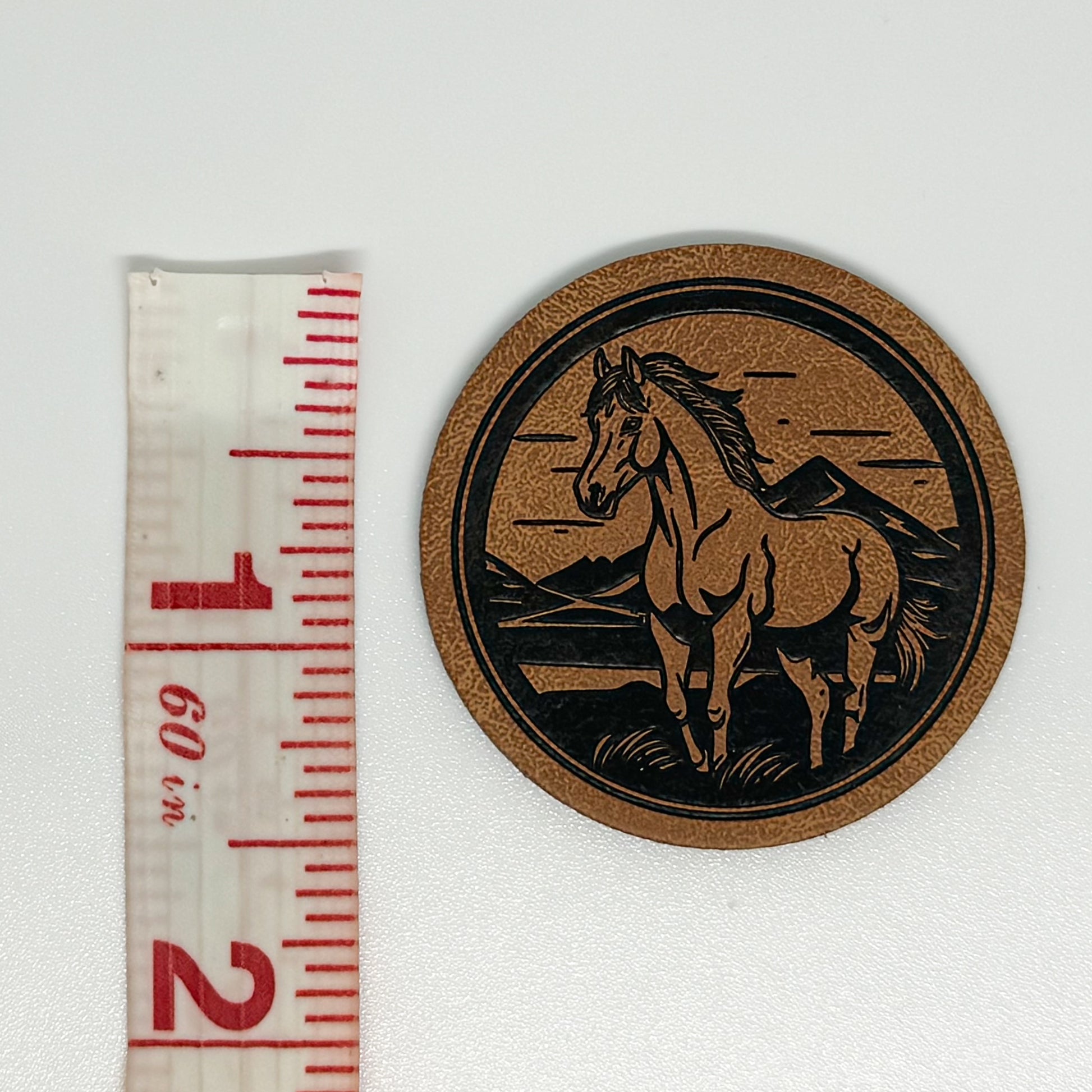 Horse Faux Leather Patch image 1