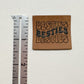 Besties Faux Leather Patch image 1