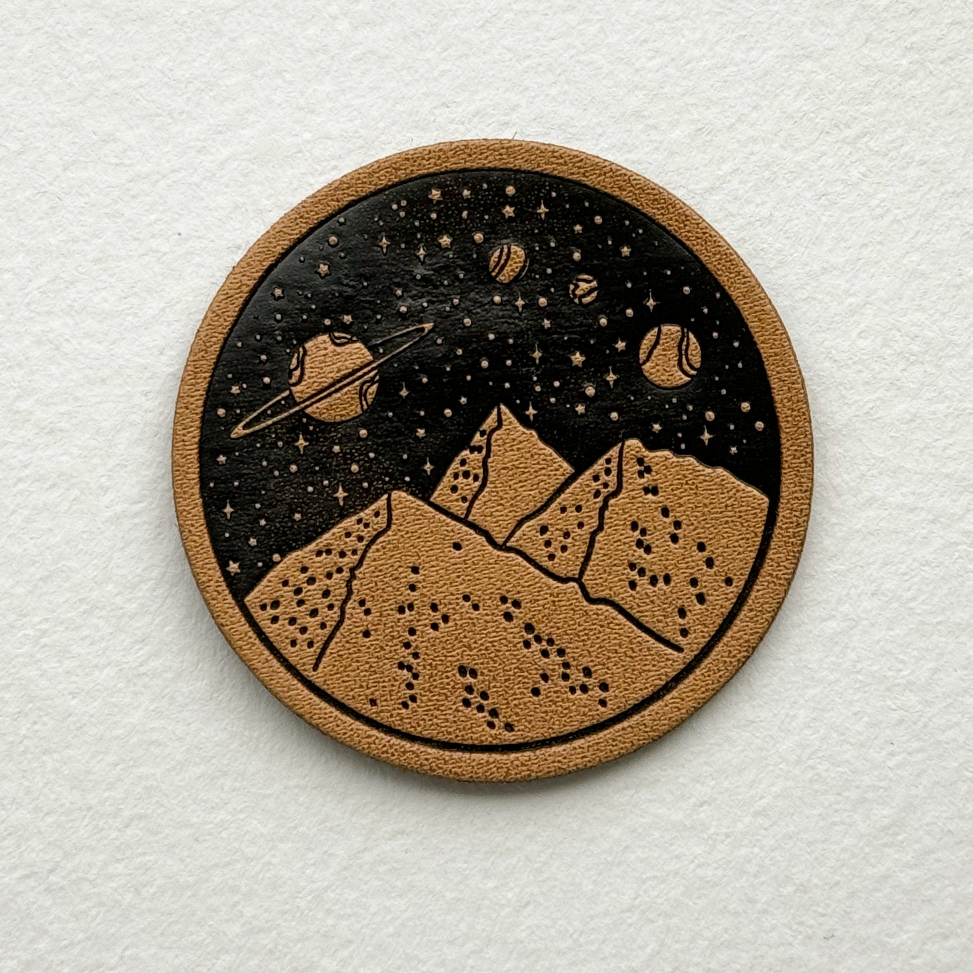 Space Faux Leather Patch image 0