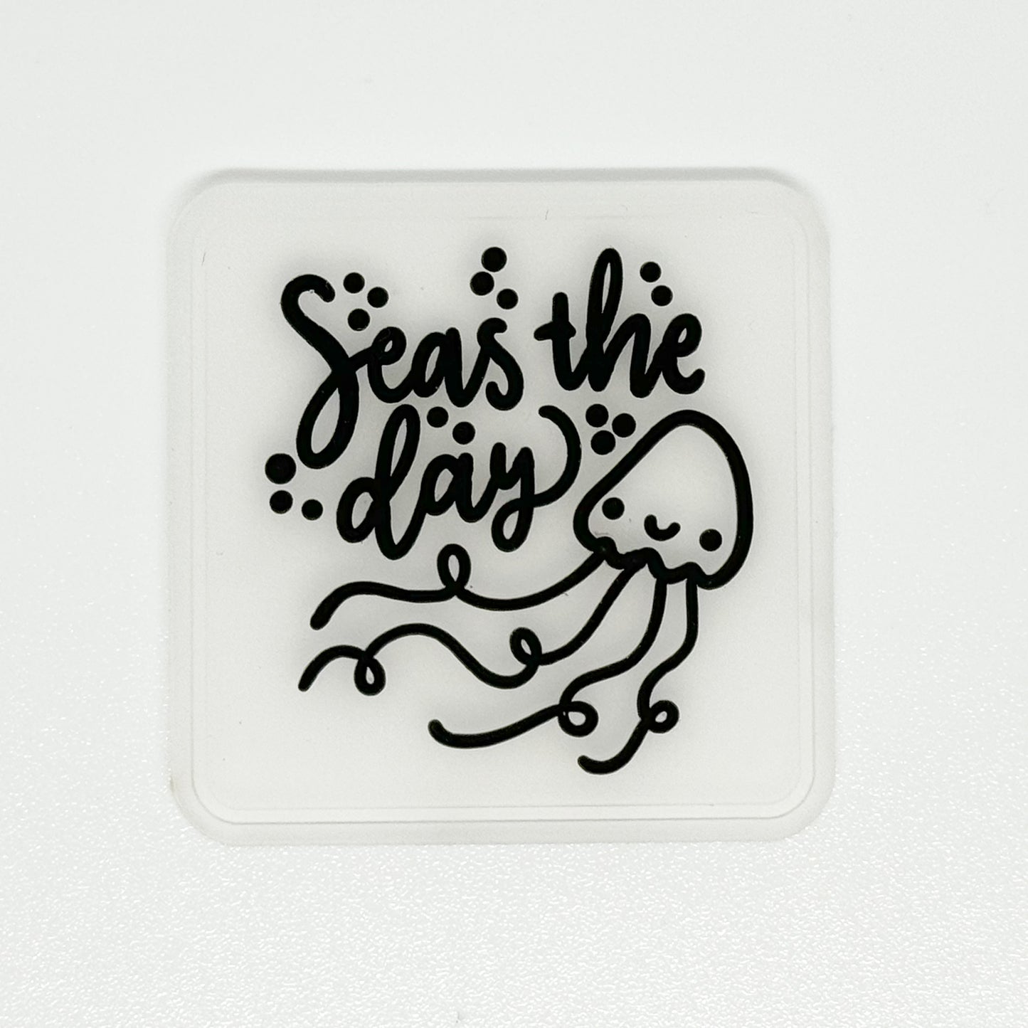 Seas the Day Silicone Label image 0