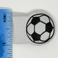 Soccer Ball Deluxe Puff Woven Label  image 1