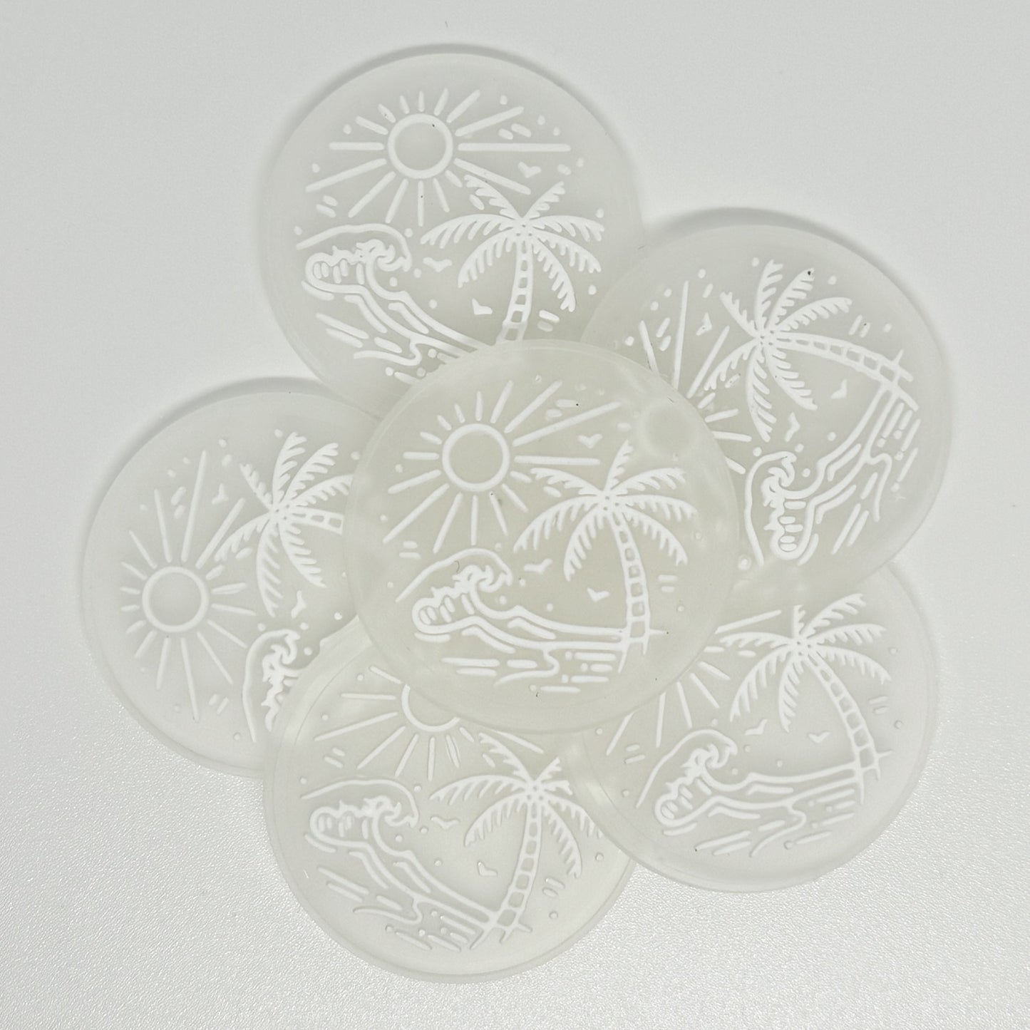 Sun + Waves Silicone Label image 2