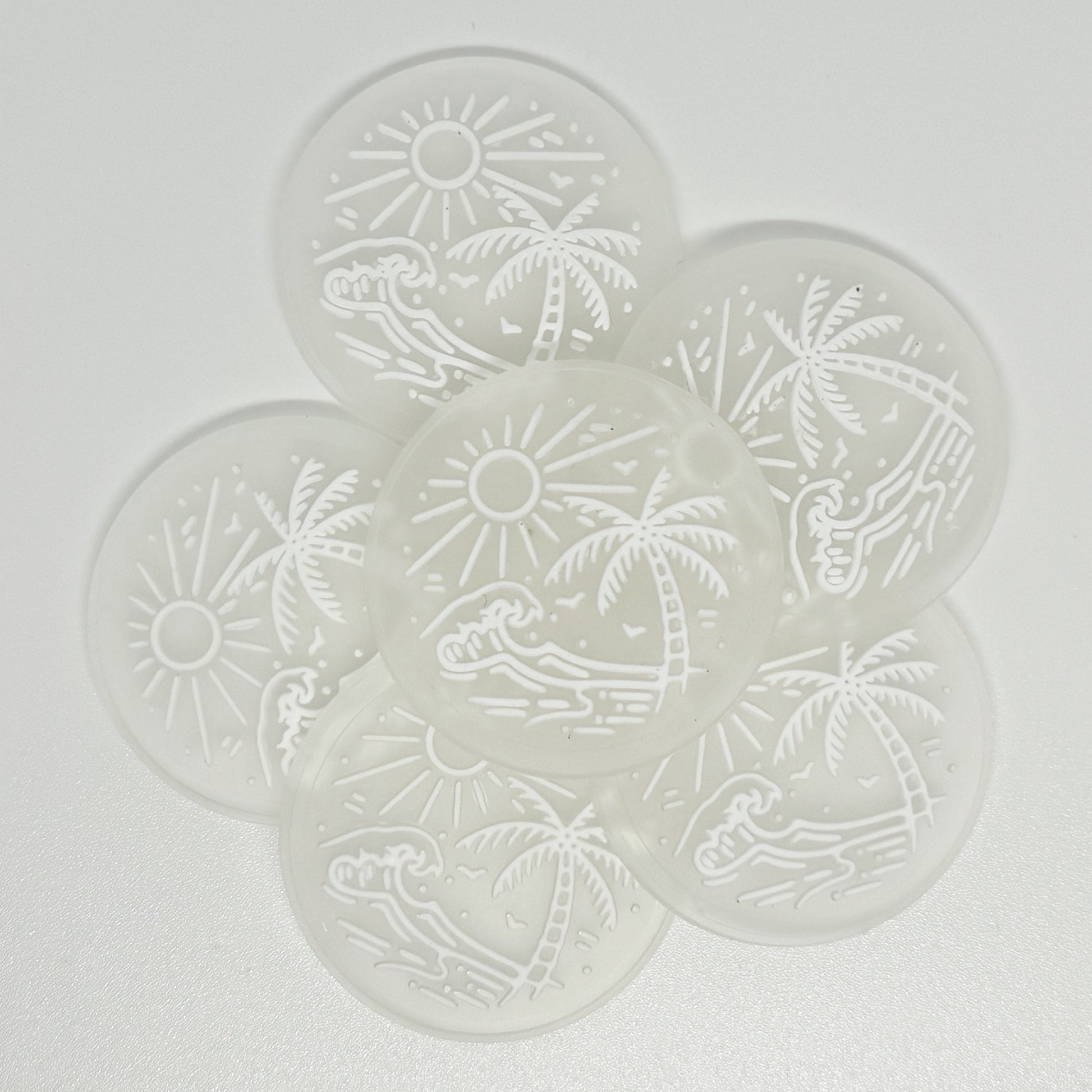 Sun + Waves Silicone Label image 2