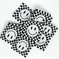 Happy Checkers Woven Label image 2