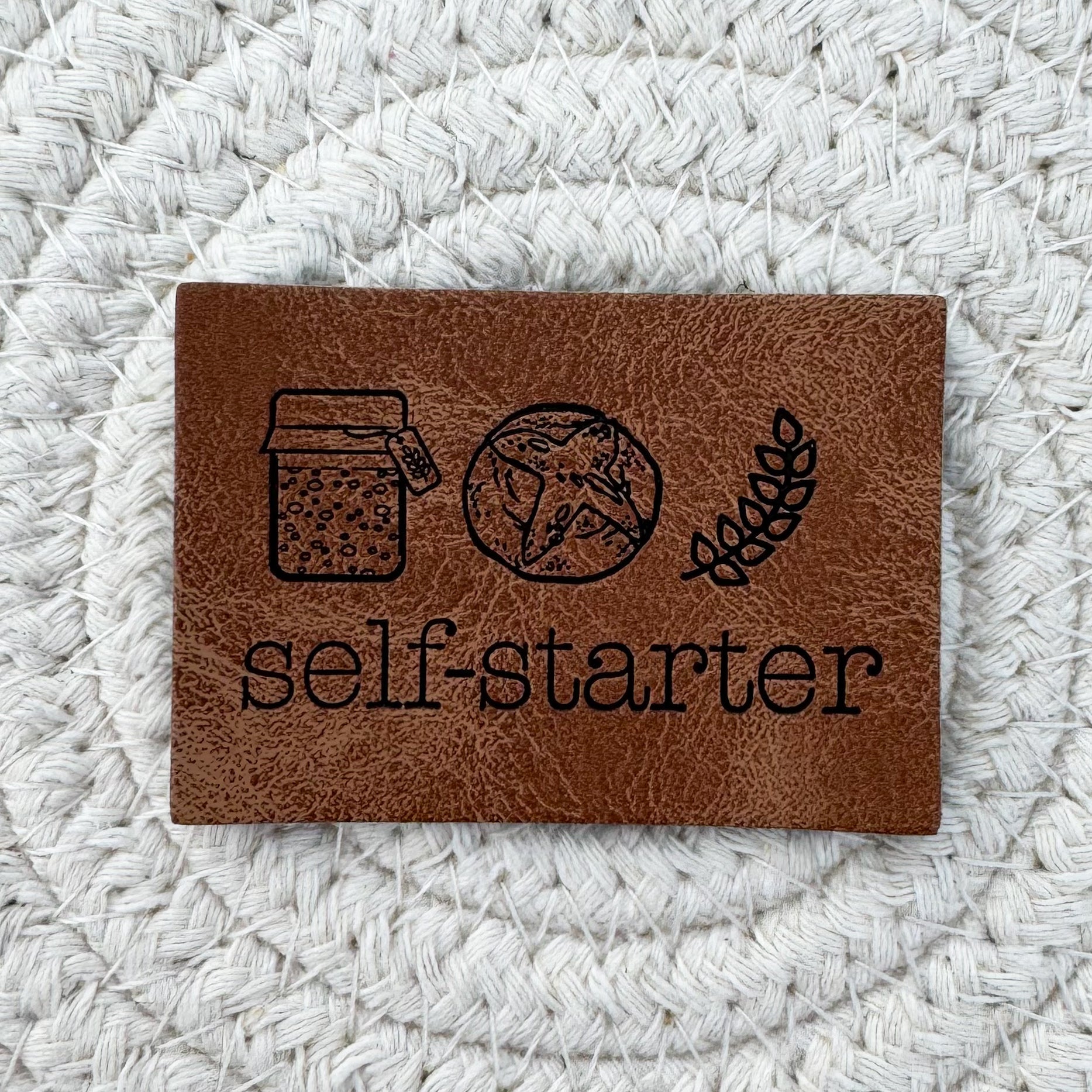 Sourdough Faux Leather Patch image 0