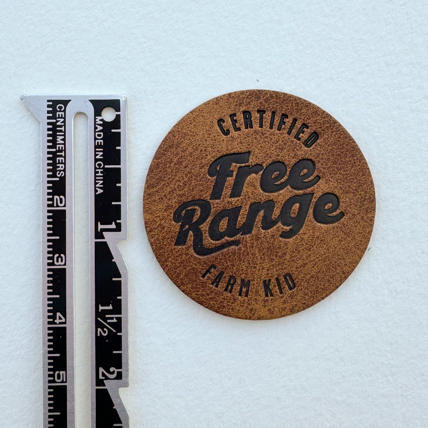 Free Range Faux Leather Patch image 1