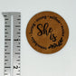 She Is Faux Leather Patch image 1