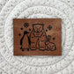 Winter Animals Faux Leather Patch image 0