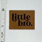 Little Bro Faux Leather Patch image 1