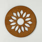 Flower Laser Cut Faux Leather Patch image 0