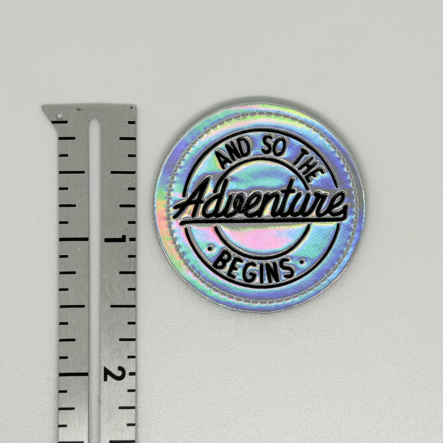 The Adventure Begins Holographic Patch image 1