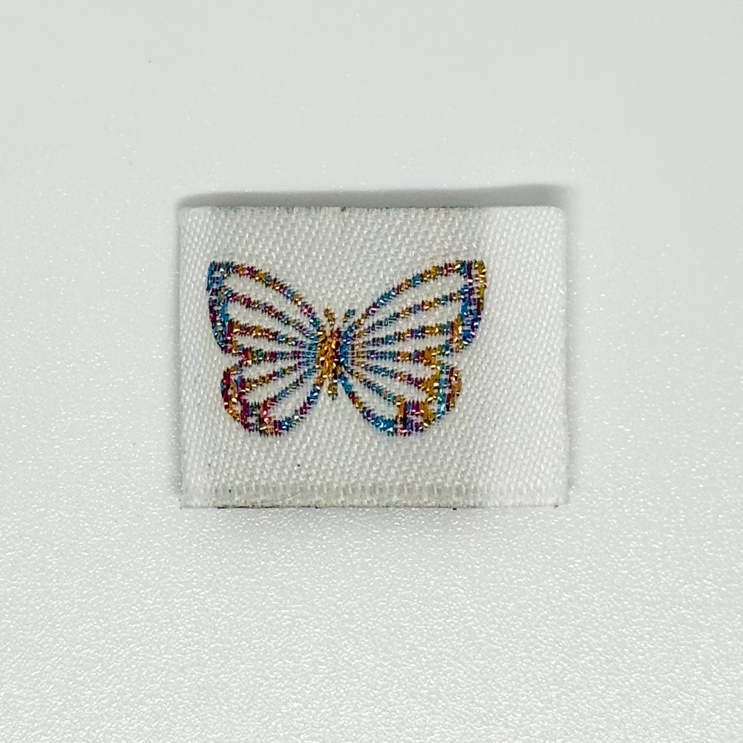 Shimmer Butterfly Woven Label image 0