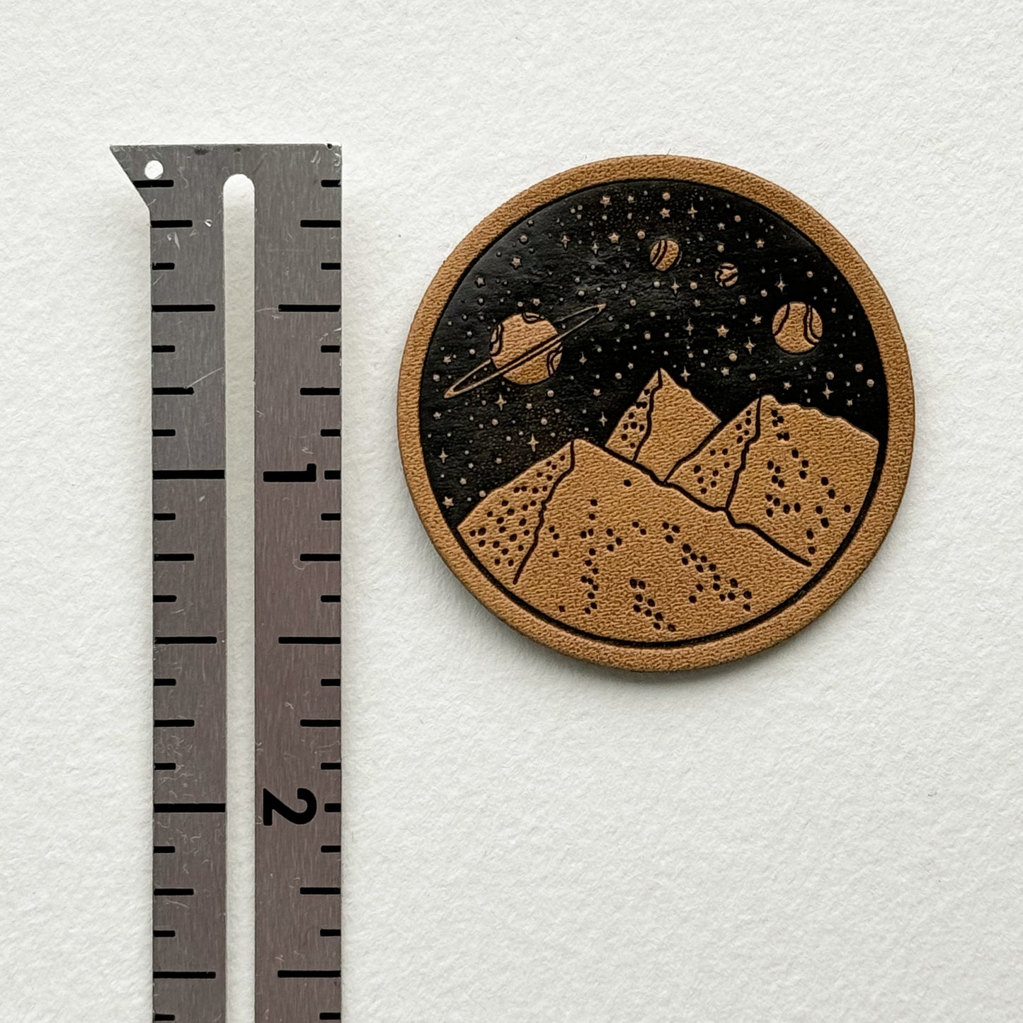 Space Faux Leather Patch image 1