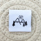 Mountains Woven Label image 0