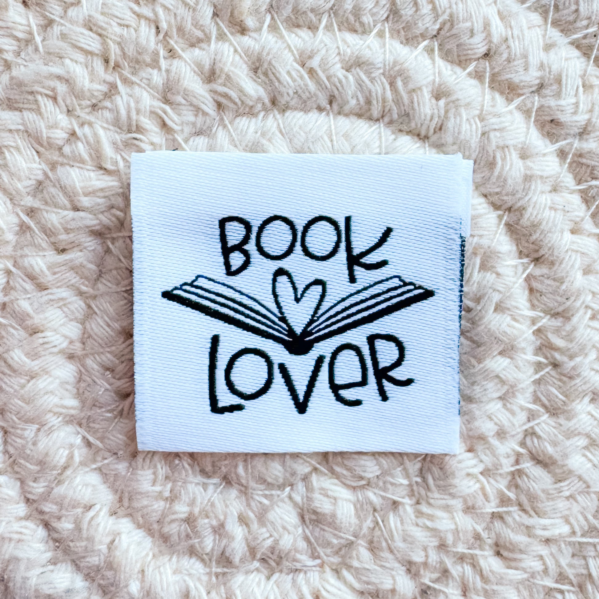 Book Lover Woven Label image 0