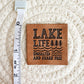 Lake Life Faux Leather Patch