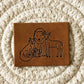 Woodland Animals Faux Leather Patch image 0