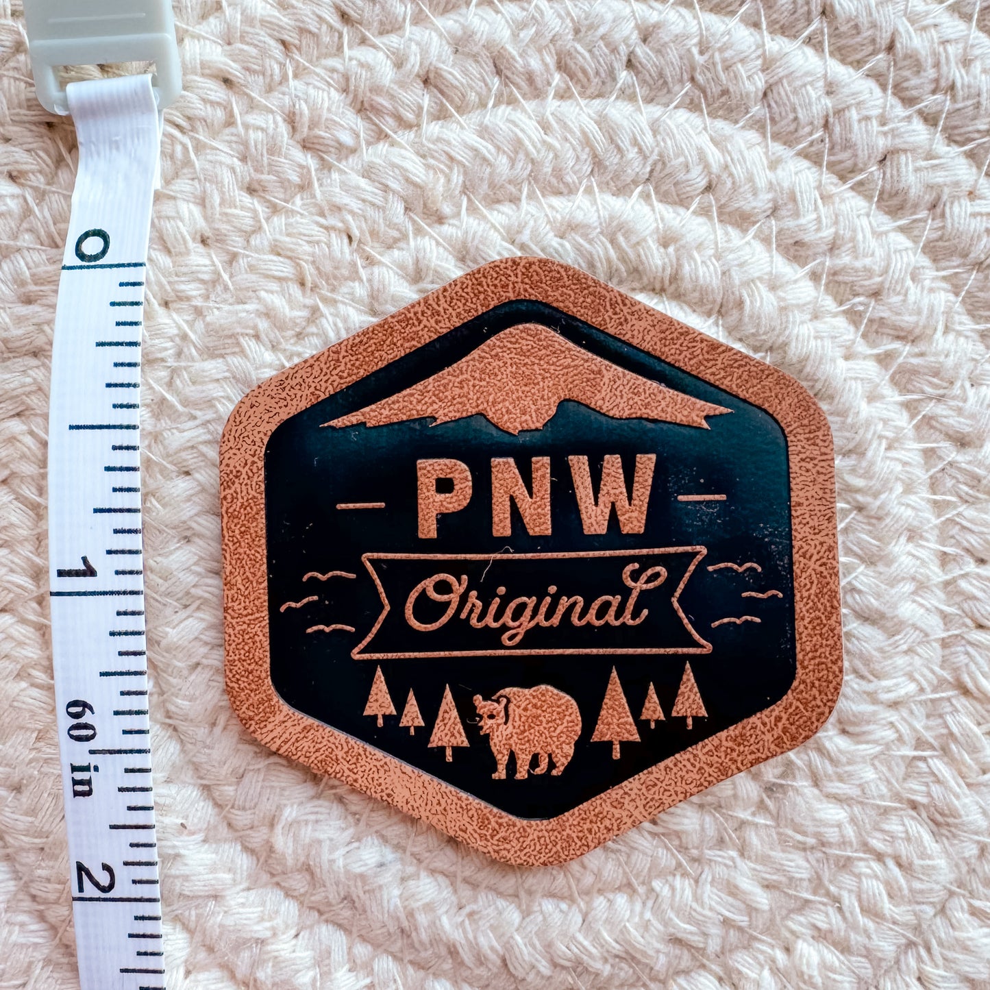 PNW Faux Leather Patch image 1