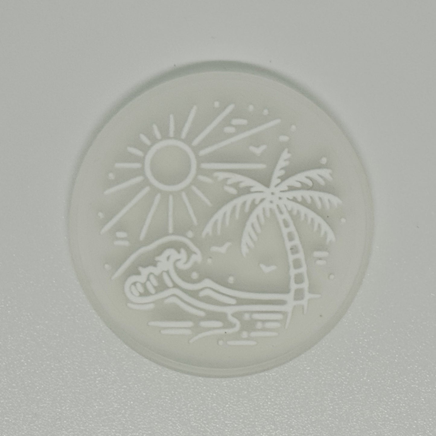 Sun + Waves Silicone Label image 0