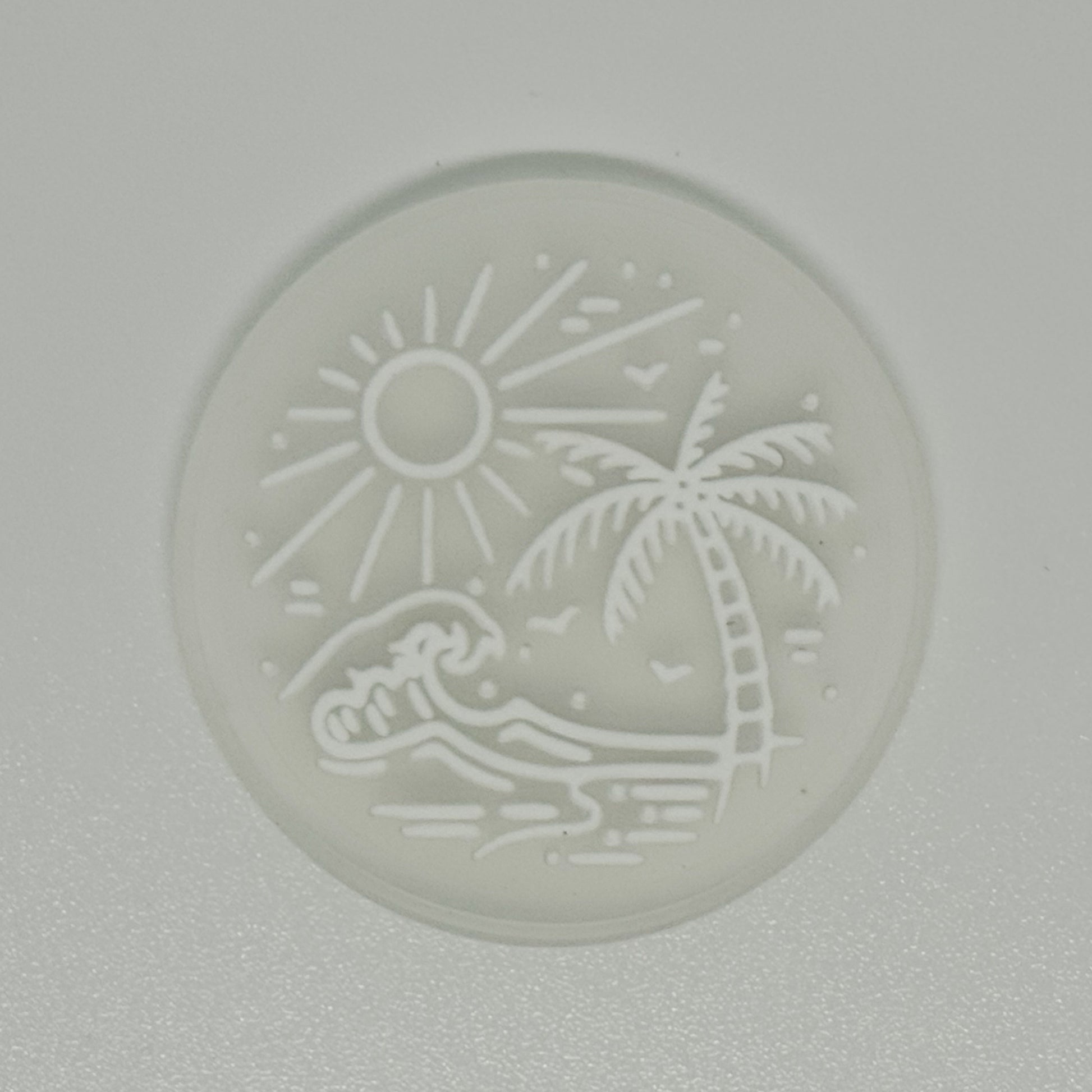 Sun + Waves Silicone Label image 0