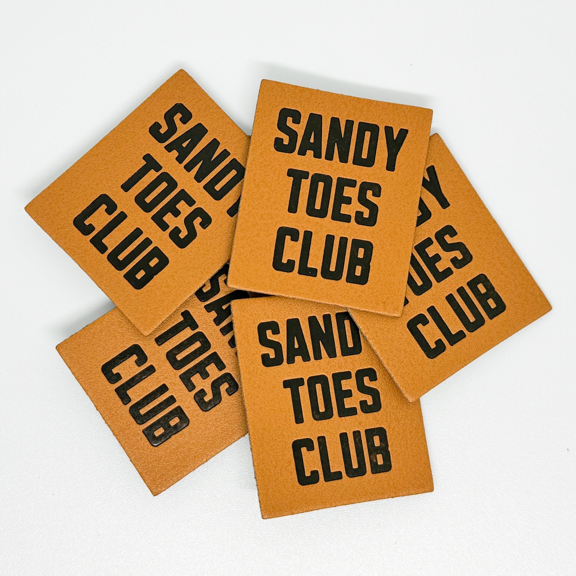 Sandy Toes Club Faux Leather Patch image 2