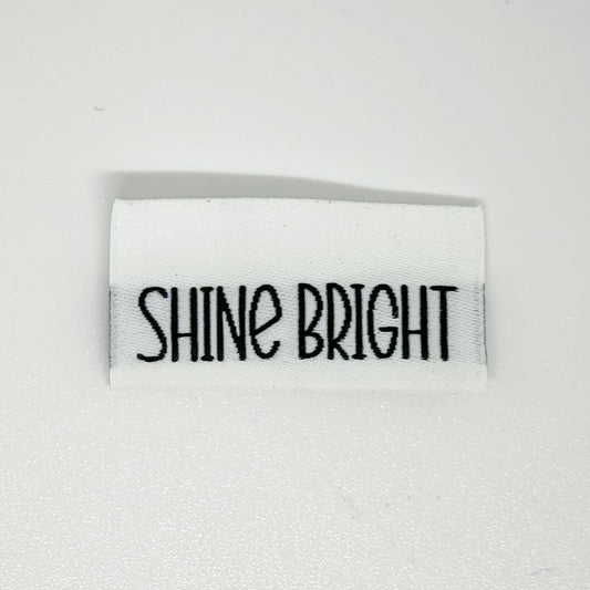 Shine Bright Woven Label image 0