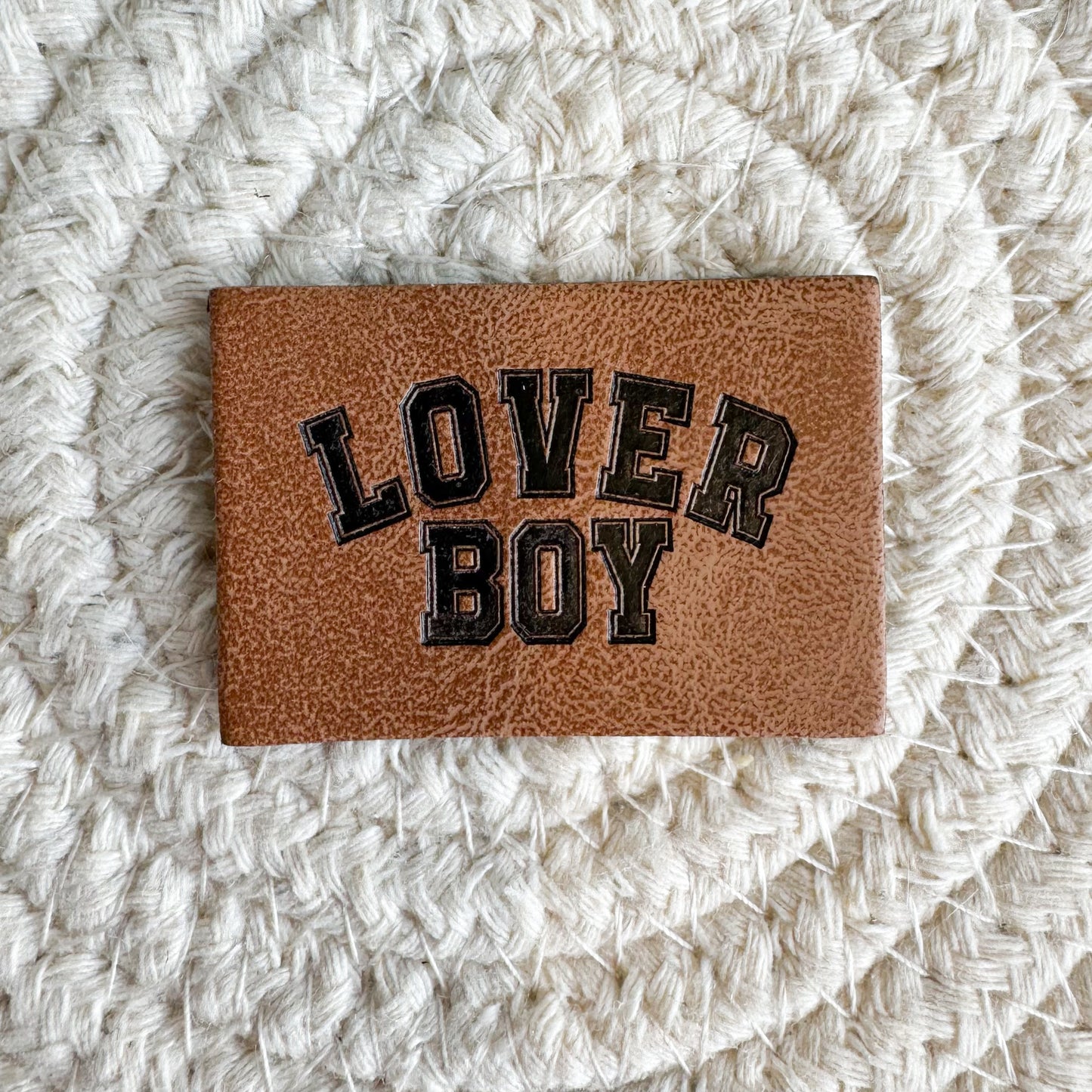 Lover Boy Faux Leather Patch image 0