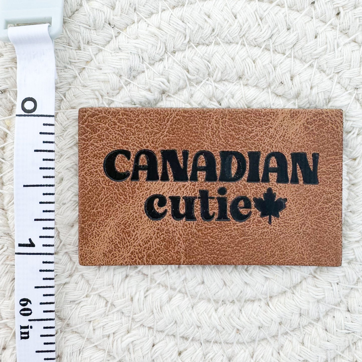 Canadian Cutie Faux Leather Patch image 1