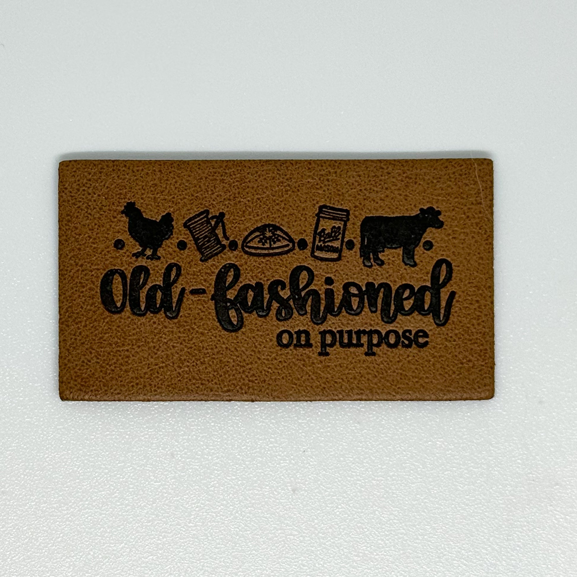 Old Fashioned Faux Leather Patch image 0