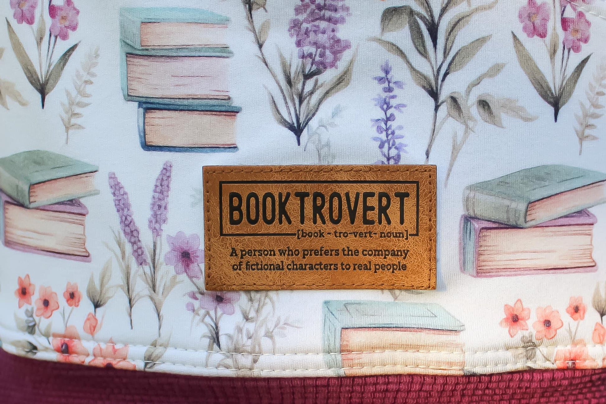 Booktrovert Faux Leather Patch image 2