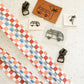 L+E Fabrics Collab Checkers  Zipper Tape By the Yard  image 1