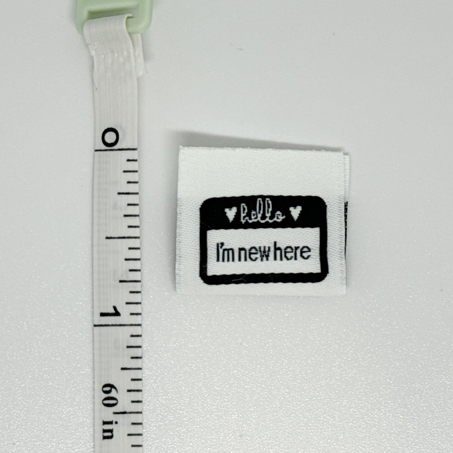 New Here Woven Label image 1