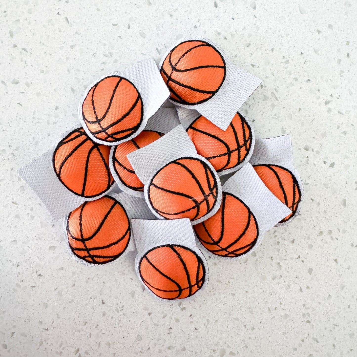 Basketball Deluxe Puff Woven Label  image 2