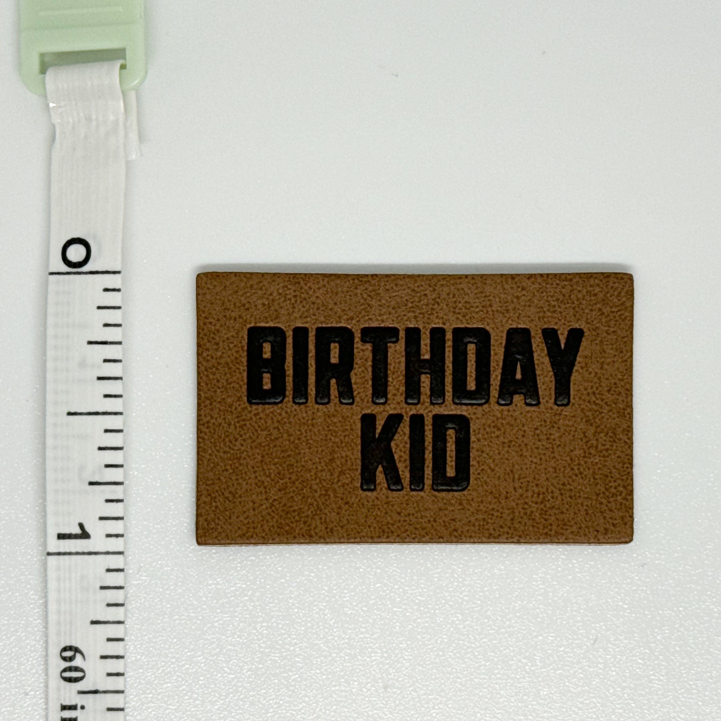 Birthday Kid Faux Leather Patch image 1