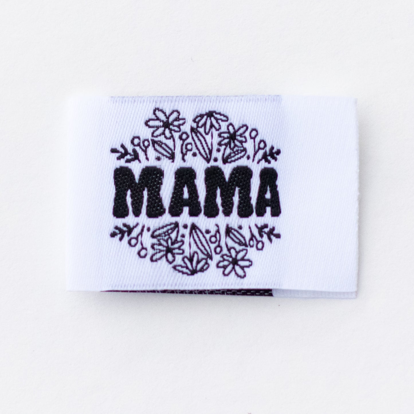 Mama Floral Woven Label image 0