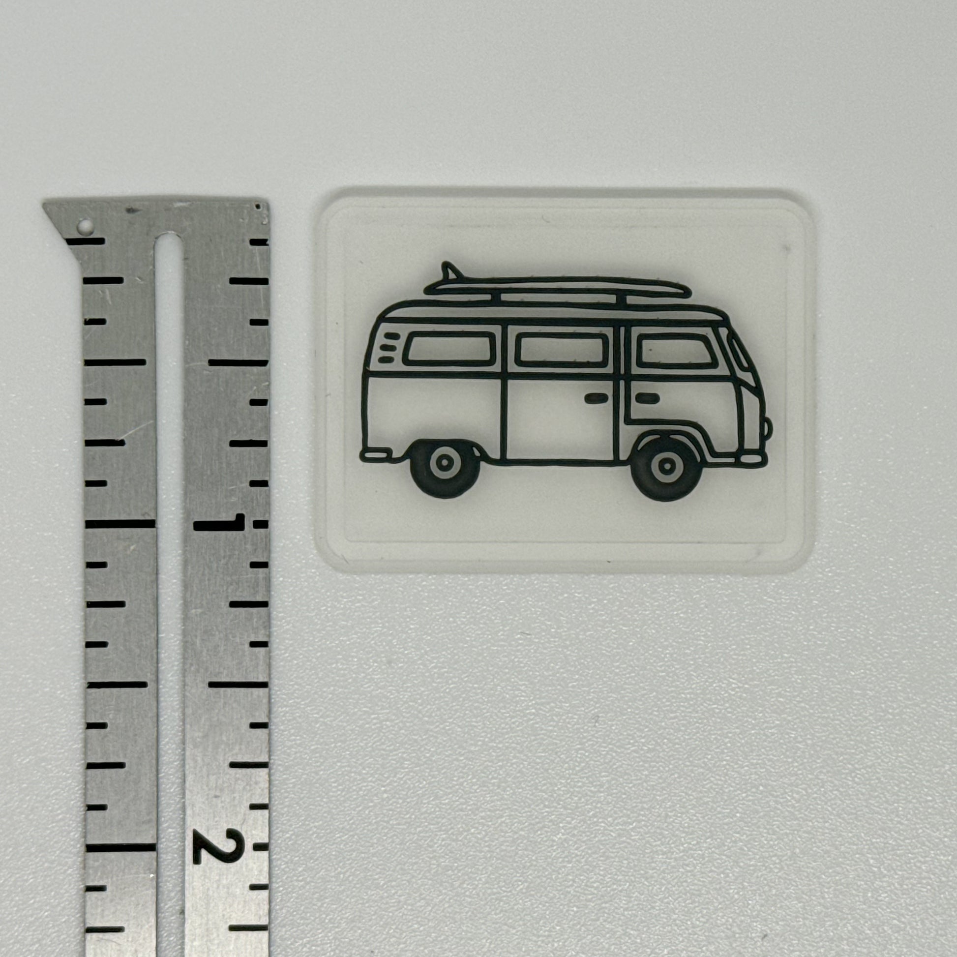 L+E Fabrics Collab Van Silicone Label image 1