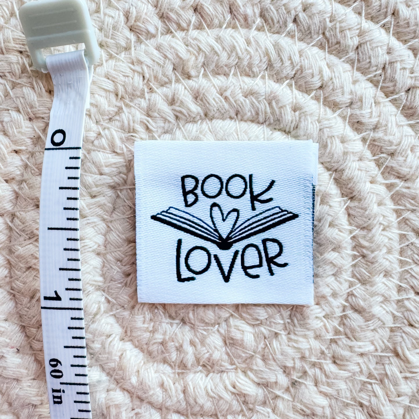 Book Lover Woven Label image 1