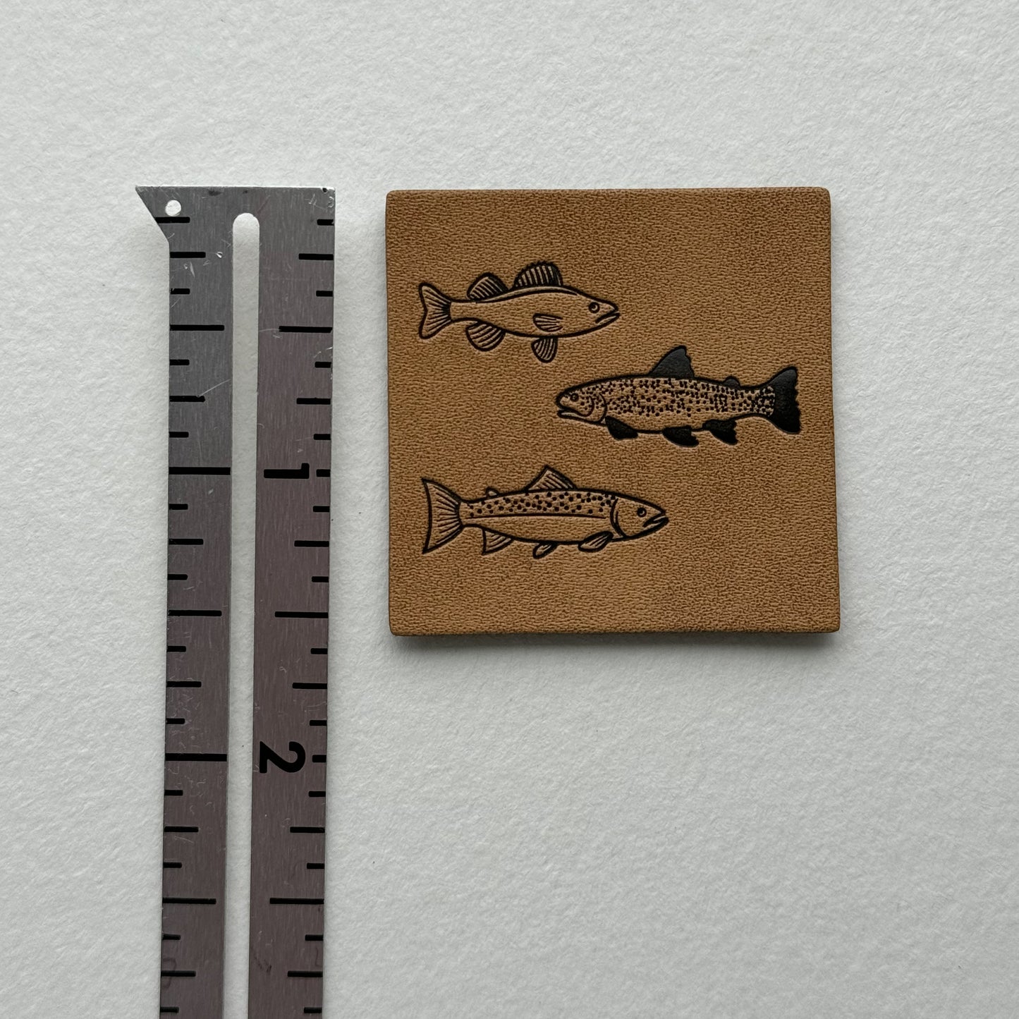 Fish Faux Leather Patch image 1