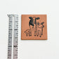 Farm Animal Faux Leather Patch image 1