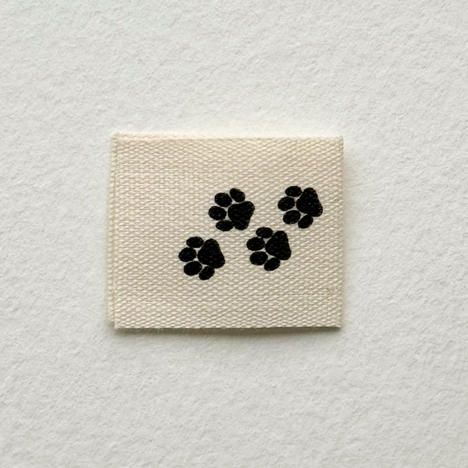 Pawprint Cotton Label image 0