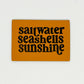 Salt, Sea and Sun Faux Leather Patch image 0