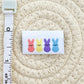 Colorful Bunnies Woven Label